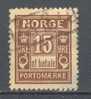 Norway 1914 Postage Due Mi. 4 II A  15 Ø - Oblitérés