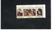 SAN MARINO - UNIF. 1270.1272   -  1989  NATALE: POLITTICO, OPERA DEI CODA - NUOVI ** - Unused Stamps