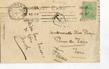 - GRANDE BRETAGNE . AFFRANCHISSEMENT SIMPLE TAXE  SUR CP DE 1910  POUR LA  FRANCE - Postage Due