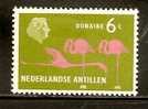 FAUNA - FLAMINGO - ANTILLES NEERLANDAISES - High Value Of The Set  Yvert # 263 - 6c Vert Olive - MINT (LH) - Flamencos