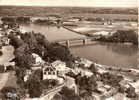 Urt ( Pyrénées Atlantique) Vue Aérienne Pont Sur L'adour, Photo Combier Voyagée En 1963 - Other & Unclassified