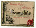 Etiquette Ancienne "Beaujolais" - Beaujolais