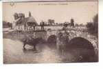 Cpa L AGUERCHE L´Abreuvoir - Chevaux à La Riviere - Enfants Vélo Sur Le Pont - EMB 25 - A VOIR ! - La Guerche Sur L'Aubois