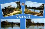 46 CAZALS Le Plan D'eau Et Le Camping - Cazals