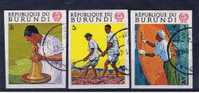 RU+ Burundi 1969 Mi 488-90B - Used Stamps