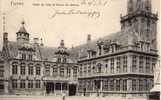 4674    Belgio   Furnes Hotel De Ville Et Palais De Justice  VG 1903 - Veurne