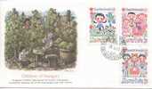 Hungary FDC The Children Of Hungary Complete With Nice Cachet - FDC