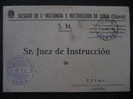 CORIA 1974 A Noya La Coruña Galicia Juzgado 1ª Instancia Franquicia Sobre Frontal Front Cover CACERES EXTREMADURA - Franquicia Postal