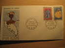 Republique Du SENEGAL 1966 Poupees De Goree Muñecas Dolls Juguetes Toys 2 SPD FDC Sobre Cover Lettre FRANCE - Autres & Non Classés