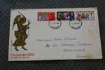 MARCOPHILIA LETTRE LETTER BIRMINGHAM GREAT BRITAIN CHRISTMAS 1969  NOEL POST OFFICE FIRST DAY COVER  P/ MARSEILLE - Postmark Collection