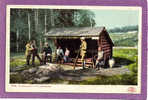 An Open Camp In The Adirondacks, NY  1900s - Adirondack