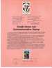 Credit Uniton Act - First Day Souvenier Page - 1981-1990