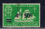 SPM+ Saint-Pierre Et Miquelon 1945 Mi 336 Schiff - Used Stamps