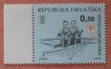 ROWING ( Croatia Stamp MNH** ) Aviron Remo Rudern Rudersport Ruder Canottaggio Roeien Croatian Olympic Games Committee - Canottaggio