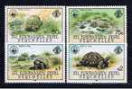 SY Seychellen Zil Eloigne Sesel 1985 Mi 104-07 Mnh Schildkröte - Seychelles (1976-...)