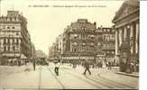 BRUXELLES  - Boulevard Anspach (Perspective Vue De La Bourse) - Avenues, Boulevards