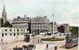 THE SQUARE - BOURNEMOUTH - ANIMATED WITH TROLLEY BUSES & HORSE & CARTS - - Bournemouth (desde 1972)