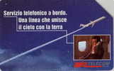 # ITALY 566 Servizio Telefonico A Bordo (31.12.98) 5000 -avion,plane-  Tres Bon Etat - Öff. Sonderausgaben