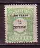 R5554 - COLONIES PORTUGAISES CABO VERDE TAXE Yv N°21 * - Cap Vert