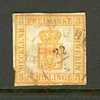 MECKLENBURG-Schwerin 1856 Used Stamp 3 Schilling Yellow-orange 2 - Mecklenburg-Schwerin