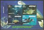 Niger 1998 Mi# 1472-1475 ** MNH - Block Of 4 And Mini Sheet - Turtles / Greenpeace - Tartarughe