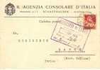 1934 Agenzia Consolare D'Italia In Schaffhausen - Svizzera - Portofreiheit