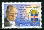 Iceland 1994 30k Gisli Sveinsson  #787 - Usati