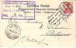 1912 Segretariato Operaio Italiano In Svizzera - Portofreiheit