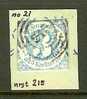 TURN UND TAXIS 1859 Used Stamp 3 Kreuzer Blue 21 - Used