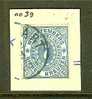 WUERTTEMBURG 1869 Used Hinged Stamp 7 Kreuzer Blue 39 - Gebraucht