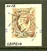 SACHSEN 1856 Used Hinged Stamp 5 New Groschen Johann I 12 - Saxony