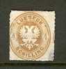 LUEBECK 1863 Unused Hinged Stamp 4 Schilling Light Brown 12 - Lübeck