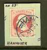 HANOVER 1864 Used Hinged Stamp 1 Groschen George V 23 - Hanover