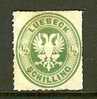 LUEBECK 1863 Unused Hinged Stamp 1/2 Schilling 8 - Lübeck