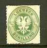 LUEBECK 1863 Unused Hinged Stamp 1/2 Schilling 8 - Luebeck