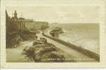 BLACKPOOL - LANCASHIRE - ENGLAND - U.K. - ROUGH SEA @ NORTH SHORE - SEAWALL - CIRCA -1910 - Blackpool