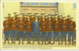 CANADA - CORONATION TROOP OF ROYAL CANADIAN MOUNTED POLICE -  GROUP PHOTO - Polizei - Gendarmerie