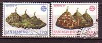 Y8819 - SAN MARINO Ss N°978/79 - SAINT-MARIN Yv N°933/34 - Used Stamps