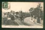 Bourg La Reine (92) - Rue André Theuriet Et Vue De L' Intérieur De La Gare ( Animée Train ELD 2 Cachet Parti Ss Laisser) - Bourg La Reine