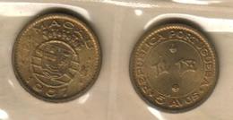 MACAO PORTUGUISE 5 AVOS EMBLEM FRONT INSCRIPTIONS BACK 1967 EF KM? READ DESCRIPTION CAREFULLY !!! - Macao