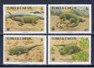 TC+ Turks Caicos 1986 Mi 777-80 Mnh Leguan - Turks- En Caicoseilanden