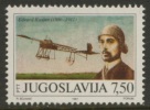 Jugoslavija Yugoslavia 1991 Mi 2473 ** Edvard Rusjan (1886-1911) Slovenian Pioneer + Bleriot XI / Flugzeugkonstrukteur - Sonstige (Luft)