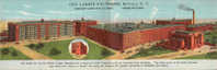 BUFFALO : THE LARKIN FACTORIES - SOAP / TOILET PREPARATIONS / FOOD - CARTE DOUBLE VOYAGÉE En 1913 (e-292) - Buffalo