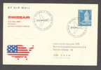 Switzerland SWISSAIR Airmail 20 Years Across The North America Commemorative Cover 1967 To Bern - First Flight Covers