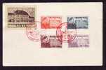 Expositions Philatéliques,Sibiu 1954 Label King Mihai 4 Stamps Cancell Sibiu 1954 Romania!! - Lettres & Documents
