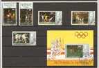 Alto Volta - Serie Completa Usata + Foglietto: Giochi Olimpici Di Los Angeles 1984 - Verano 1984: Los Angeles