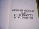 LES AUTRES MONDES ET LEURS ENIGMES °° PREMIERES ENQUETES SUR LES HUMANOIDES EXTRA TERRESTRES DE HENRY DURRANT - Robert Laffont