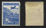 BULGARIE - EXPO STRASBOURG  / 1932 - 28 L. Outremer - PA # 14 * / COTE 25.00 EURO - Luchtpost