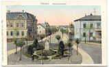 ORTRAND, 1911, Herrliche Farbige AK Bahnhofstrasse, Rs. Seltene Grosser K2 "ORTRAND (Kr. LIEBENWERDA)", TOP-Erhaltung - Ortrand