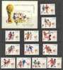 Zaire 1982 Football-Soccer Espana-82 Set Of 12 +Block MNH - 1982 – Spain